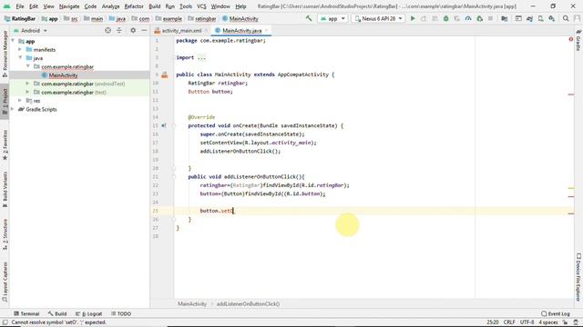RatingBar смотреть онлайн