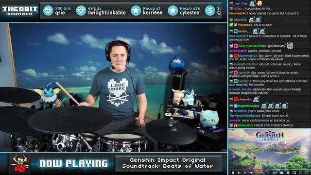 The8BitDrummer plays "Genshin Impact Original Soundtrack: Beats of Water Drops" | Genshin Impact смотреть онлайн