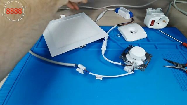 Тест регулятора для LED панелей. Диммер 220В смотреть онлайн