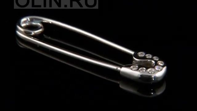 Золотая английская булавка с бриллиантами смотреть онлайн