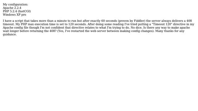 DevOps & SysAdmins: Make Apache wait longer before delivering HTTP 408 request timeout смотреть онлайн