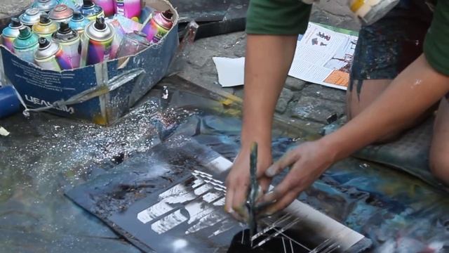 Рисунок балончиком за 6 минут на улице смотреть онлайн