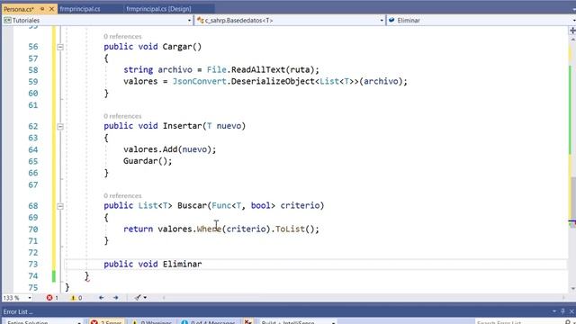 Guardar y cargar JSON con C# + ejemplo de base de datos смотреть онлайн