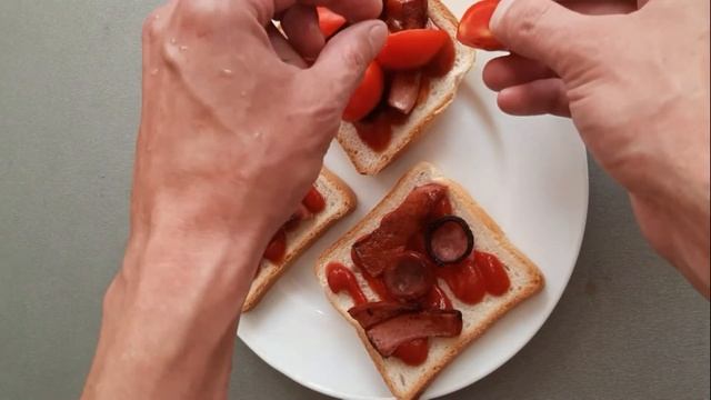 ВКУСНЫЕ Горячие Бутерброды - Пицца Мини в Микроволновке смотреть онлайн