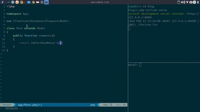 Laravel Básico 1 - hasMany Relationships e Tinker смотреть онлайн