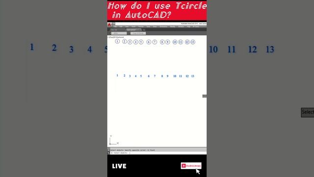 How do I use Tcircle in AutoCAD? 2023 смотреть онлайн