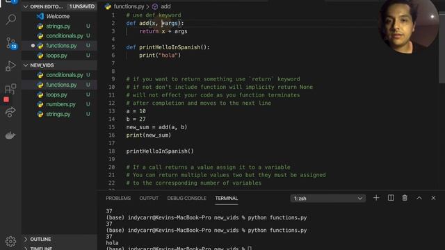 Functions in Python | [Learn Python Series] смотреть онлайн
