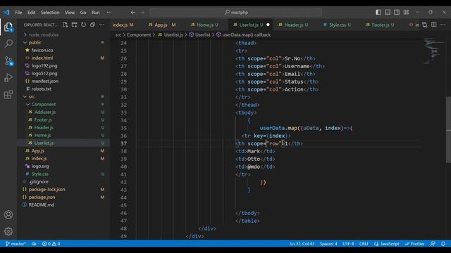 Fetch data From MySQL Database in React JS || React CRUD Using PHP API and MySQL -05 смотреть онлайн