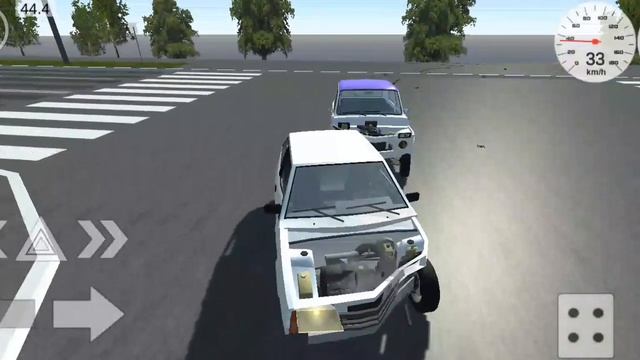 Комп полетел нашел замену.Погоня от полицейской нивы в игре Simpl Car Crash