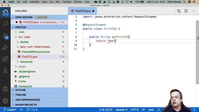 How to create your first CDI bean | #java #quarkus смотреть онлайн