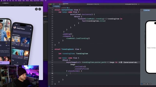 Movie Database App with SwiftUI смотреть онлайн