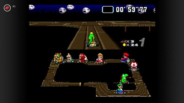 Super Mario Kart [1] - 100cc Mushroom Cup смотреть онлайн