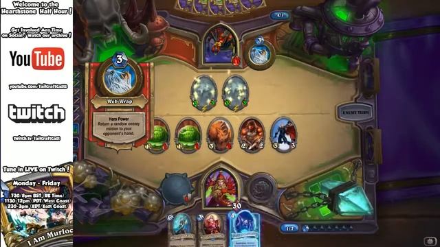 Maexnna Rogue Class Challenge Guide - Hearthstone Curse of Naxxramas! смотреть онлайн