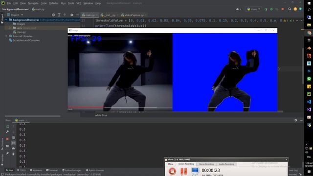 Python | Video Capture Background Removal смотреть онлайн