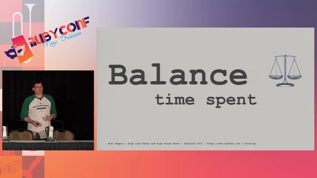 RubyConf 2017: High Cost Tests and High Value Tests by Noel Rappin смотреть онлайн
