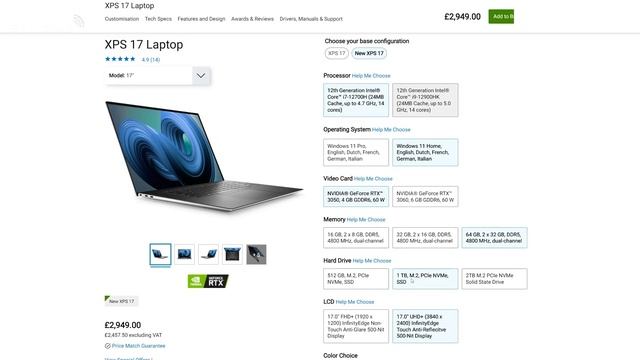 Dell XPS 17 (2022) Impressions - I Bought the Wrong One... смотреть онлайн