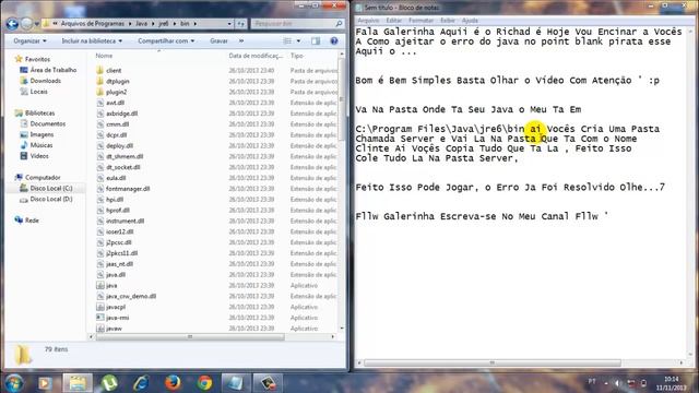 Como Corrigir o Erro Do Java No Point Blank Pirata смотреть онлайн