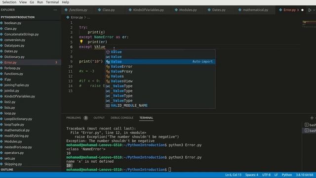 #56 Try Except (Python Tutorials) смотреть онлайн
