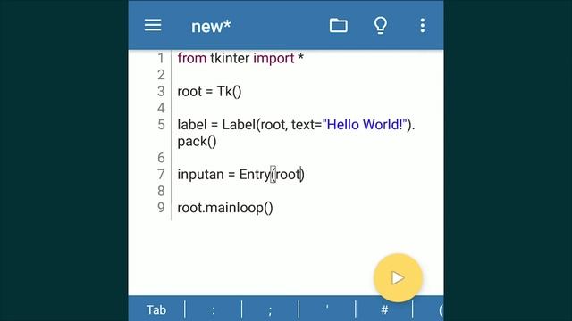NGODING PYTHON DI ANDROID TKINTER GUI | MEMBUAT INPUTAN ATAU ENTRY FORM DI TKINTER смотреть онлайн