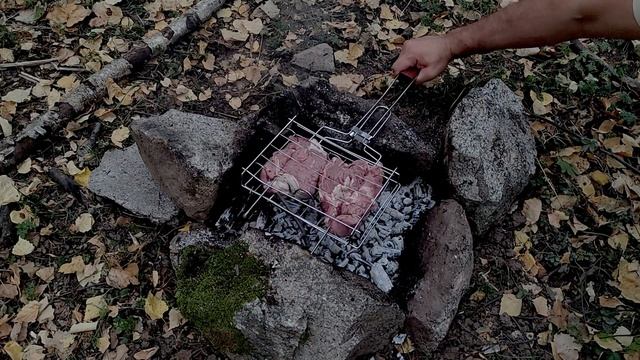 Стейк на природе Медиум прожарка Приятный отдых Казахстан Алматы смотреть онлайн