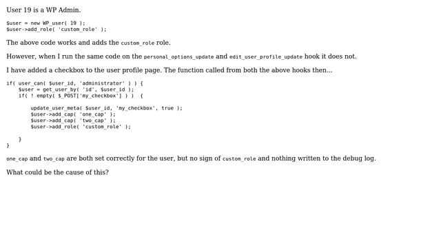Wordpress: Adding an additional role to an Administrator смотреть онлайн