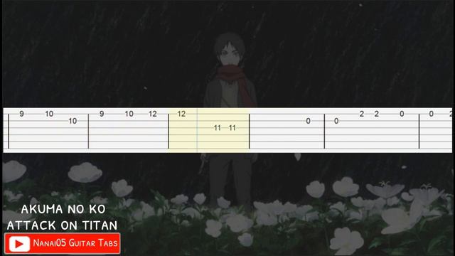 Attack on Titan - Akuma no Ko - Guitar Tab Tutorial | Season 4 Part 2 Ending смотреть онлайн