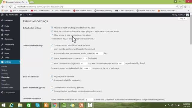How to manage Setting Section in Wordpress Admin Panel смотреть онлайн