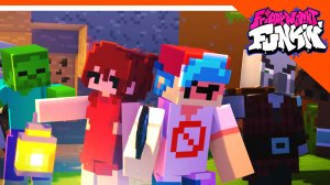 ? ТОП МОД! БОЙФРЕНД И ГЁРЛФРЕНД В МАЙНКРАФТ! MINECRAFT В ФНФ! ? Friday Night Funkin' Minecraft mod