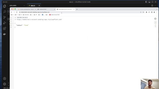 Free Node.js and local service Hosting with Cloudflare Tunnel in 2mins смотреть онлайн