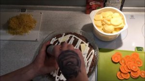 Запеканка из фарша мяса лося