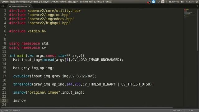Image segmentation | OTSU thresholding | Opencv tutorial 04 | Image processing смотреть онлайн