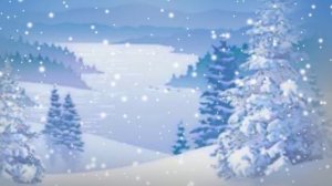 Футаж. Зимний пейзаж 36