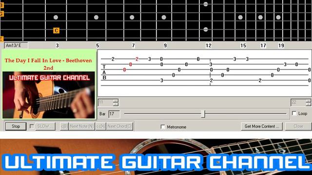 [Guitar Solo Tab] The Day I Fall In Love - Beethoven 2nd (James Ingram And Dolly Parton) смотреть онлайн