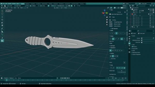 Skeleton Knife : Review + Speedmodel