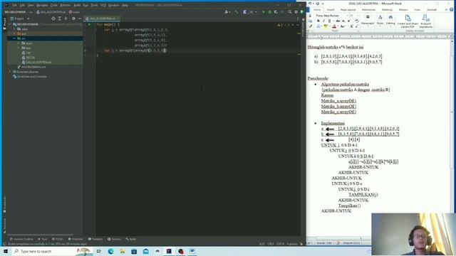 UAS ALGORITMA_MATRIKS_MUJI BUDIMAN 220170095 смотреть онлайн