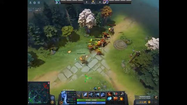 DROW RANGER VS LUNA Dota X 100 FIXED смотреть онлайн
