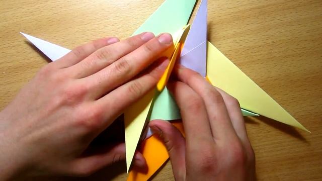 как сделать пирамиду из бумаги.Оригами смотреть онлайн