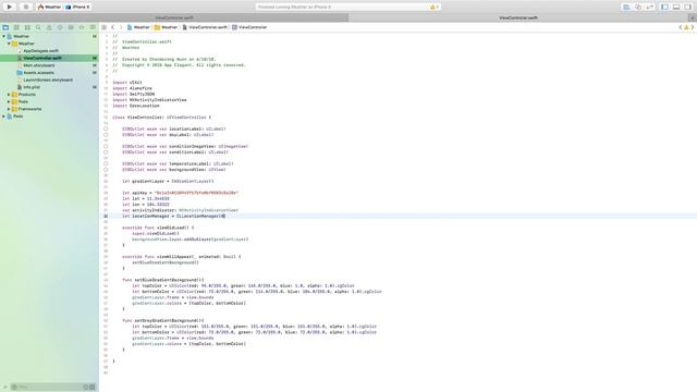 Complete iOS Weather Application Tutorial for Beginner with Swift смотреть онлайн
