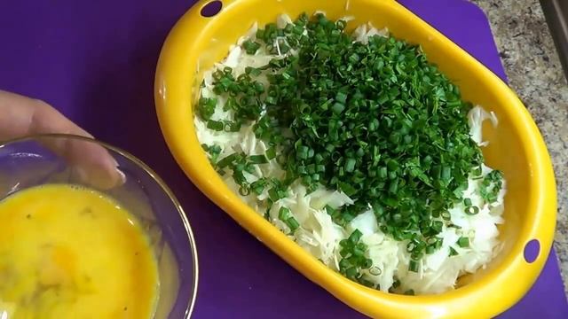 Самый быстрый пирог с капустой. смотреть онлайн