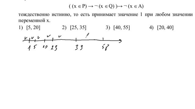 Лекция: Основы алгебры логики - Разбор задач А3, А10 смотреть онлайн