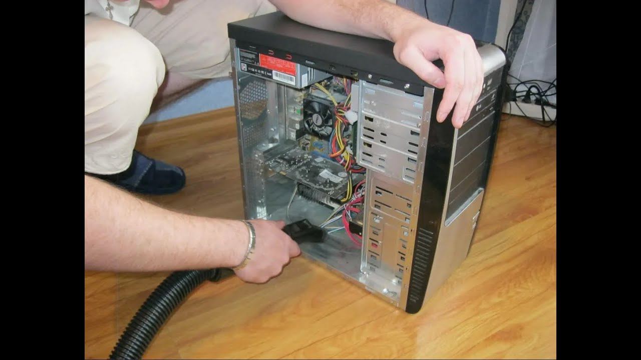 Чистка системного блока от пыли смотреть онлайн
