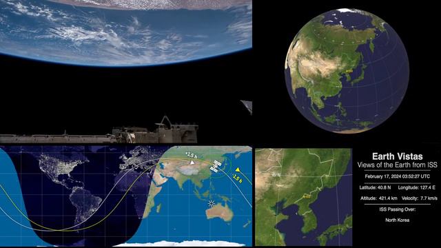 Live Views of the Earth from ISS 2-17-24 смотреть онлайн