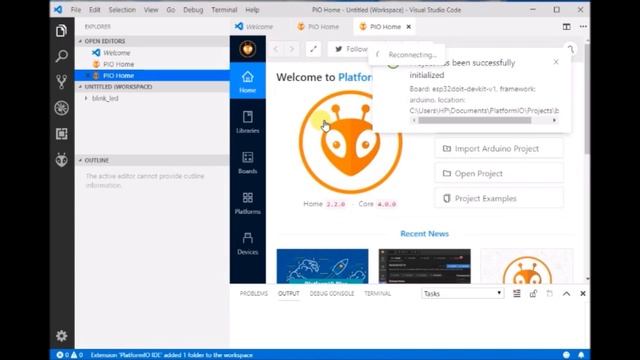 ESP32 #4 Next Generation IDE for IOT - PLATFORM IO on VSCODE смотреть онлайн