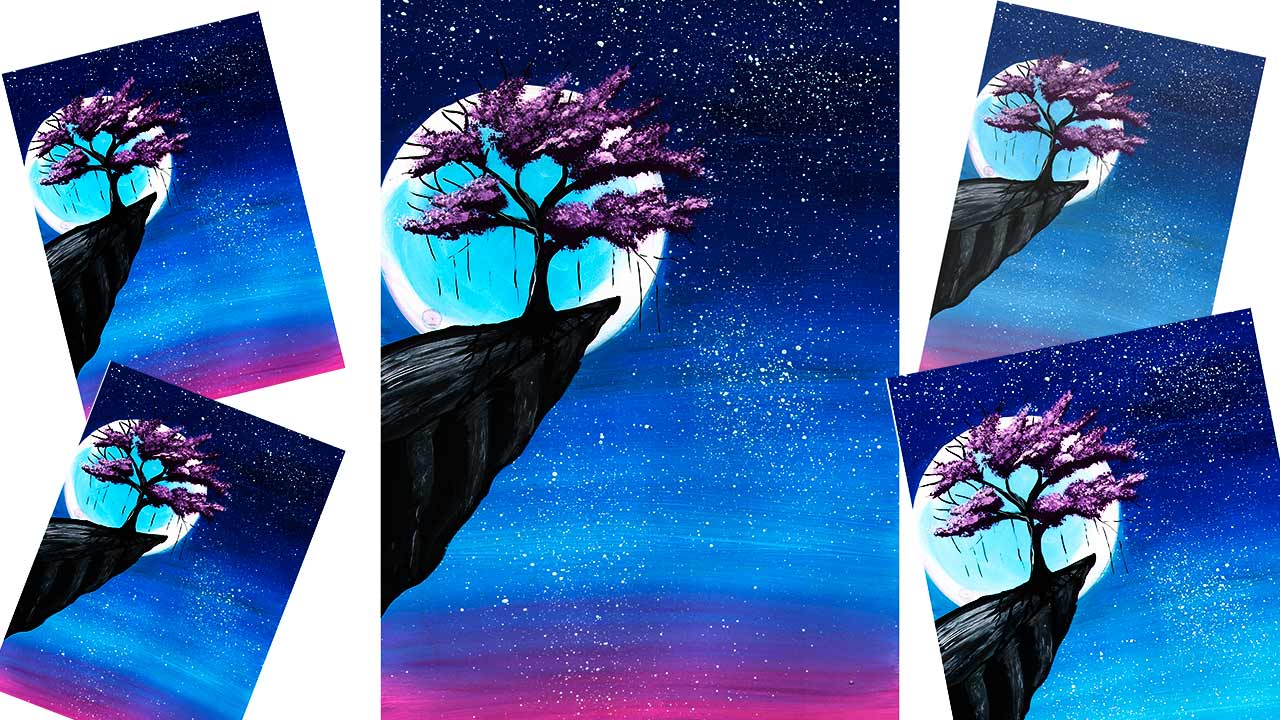 Нарисуем сакуру гуашью. Как нарисовать дерево сакуры. смотреть онлайн