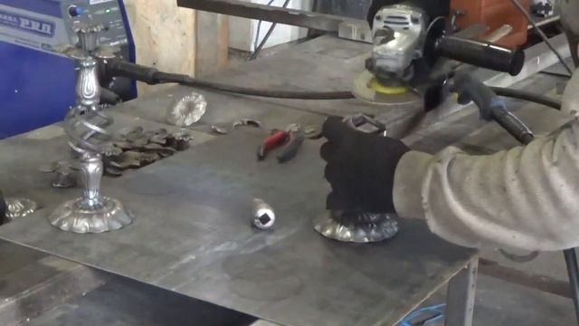 ХОЛОДНАЯ КОВКА /// ДЕЛАЕМ ПОДСВЕЧНИК СВОИМИ РУКАМИ /// КОВАНЫЙ ПОДСВЕЧНИК смотреть онлайн