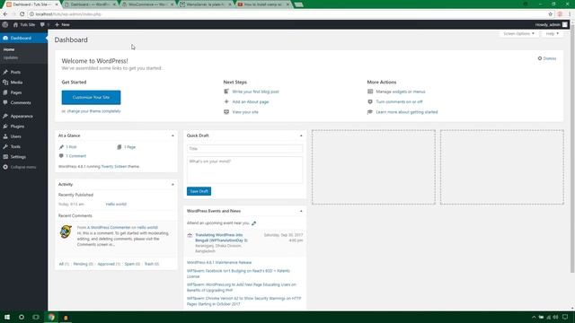 WooCommerce Tutorials | How To Install WooCommerce plugin in WordPress manually on localhost смотреть онлайн