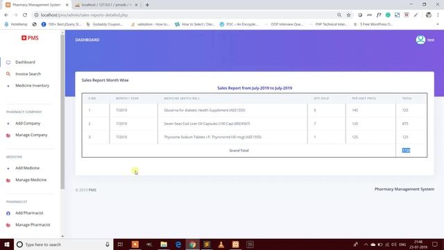 Pharmacy Management System using PHP and MySQL смотреть онлайн