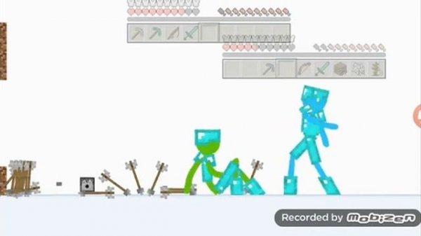 Анимация Стикмены против Minecraft русская озвучка