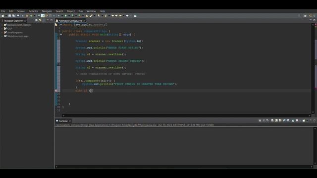 Java Program to Compare Strings| Compare 2 Strings in Java@CodeWithHarry @SmartProgramming @Telusko смотреть онлайн