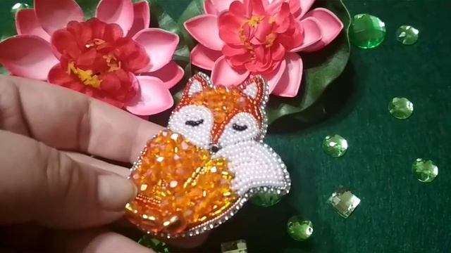 Брошь ручной работы из бисера ❤️ лисёнок ❤️? смотреть онлайн